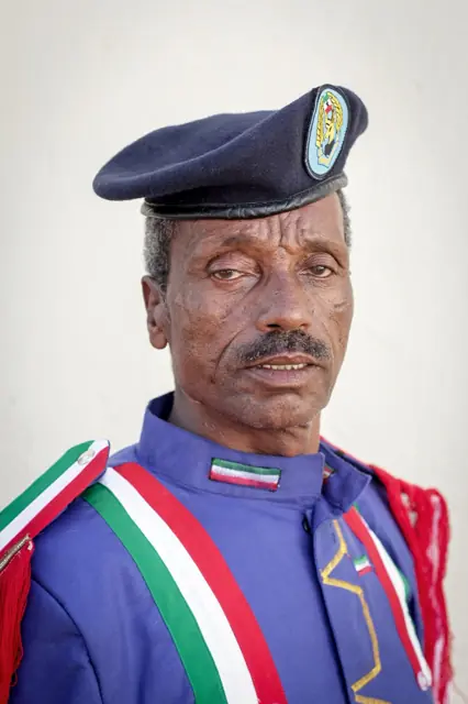 Somaliland police marching band